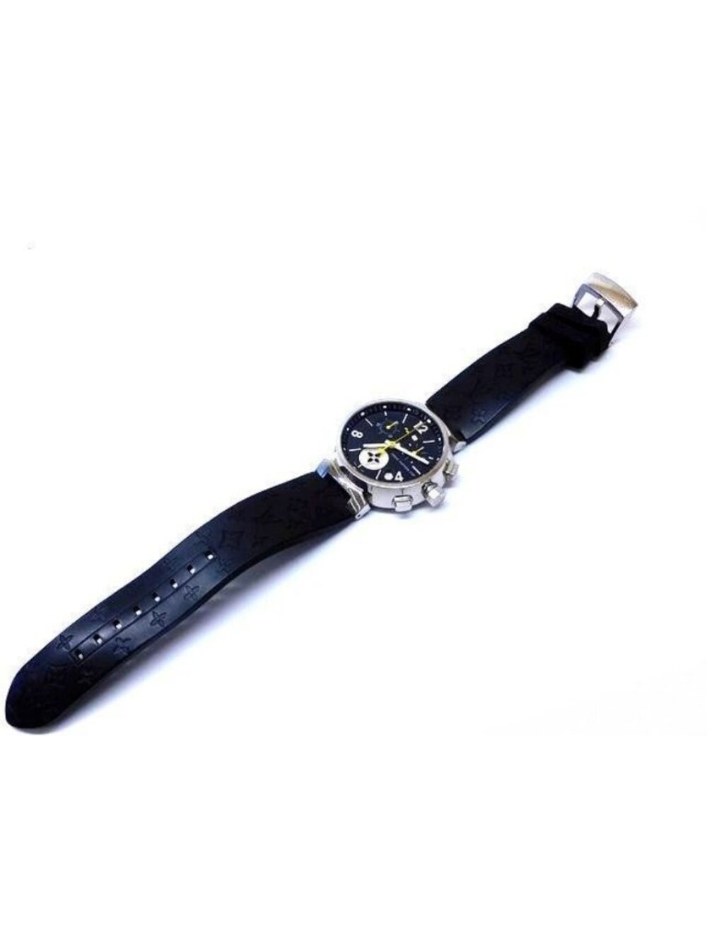 Louis Vuitton Quartz Watch Tambour la Bree Cup Chronograph Black - Picture 2 of 5